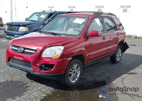 2009 Kia Sportage Ex V6 from USA, damaged, VIN KNDJE723897568068